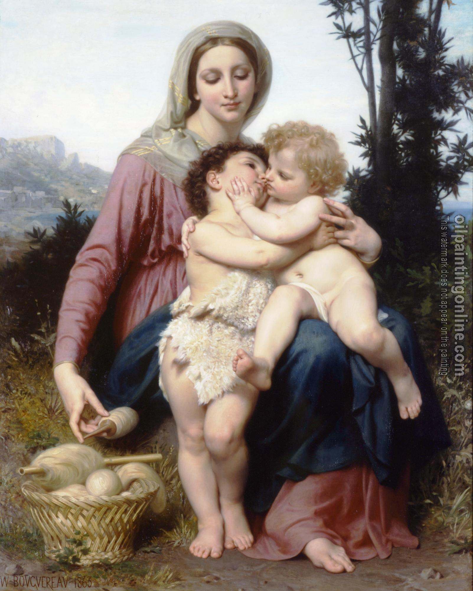 Bouguereau, William-Adolphe - Sainte Famille( The Holy Family)